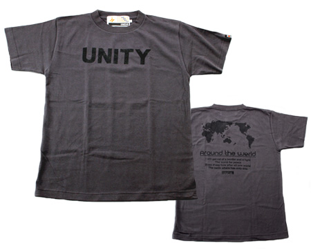 オリジナルTシャツ UNITY チャコール