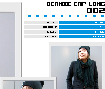 BEANIE CAP LONG 002