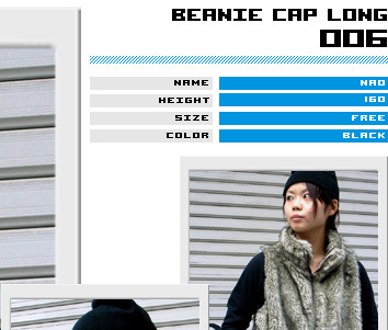 BEANIE CAP LONG 006