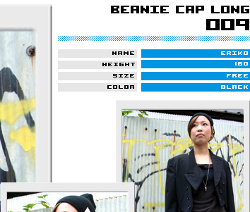 BEANIE CAP LONG 009