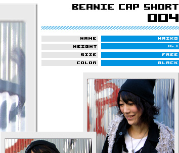BEANIE CAP SHORT 004