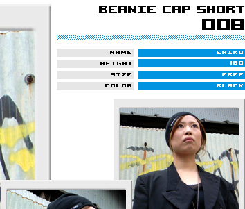 BEANIE CAP SHORT 008